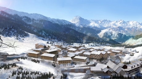 New skiing resort Kok Zhailyau