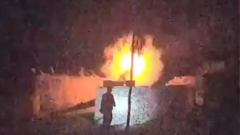 Столкновения на афганско-пакистанской границе. Стоп-кадр из видео PTV News, государственного телевещателя Пакистана