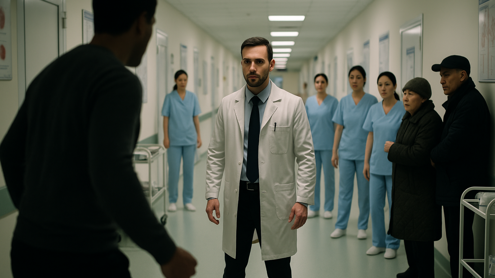 Пациент нападает на медиков