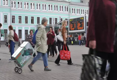 В Москве в здании Белорусского вокзала сгорел магазин