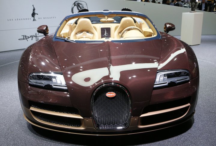 Bugatti Veyron Grand Sport Vitesse Rembrandt limited edition. ©REUTERS