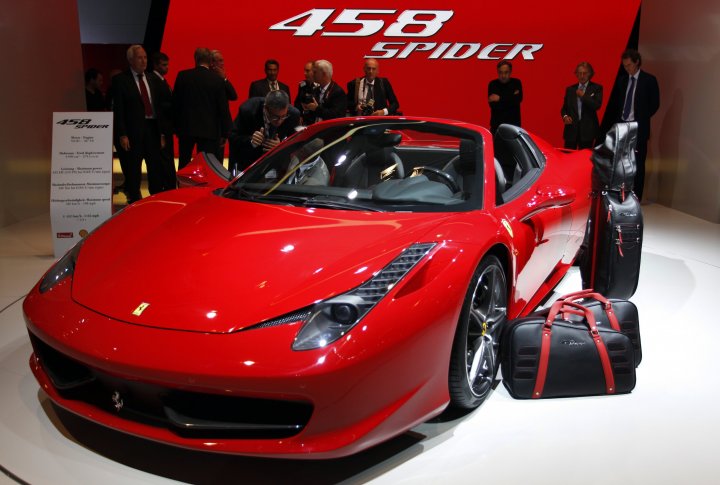 Ferrari 458 Spider. ©REUTERS