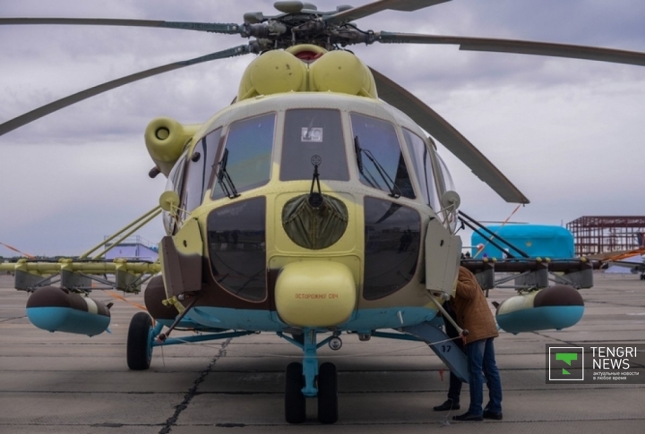 Ми-171Ш. Четыре таких вертолета уже есть в авиапарке Погранслужбы КНБ Казахстана.