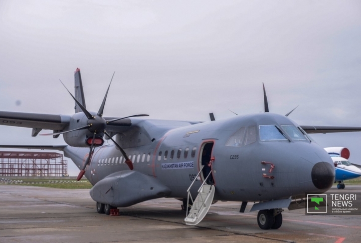 Самолет Airbus С295. В Казахстане уже есть два таких самолета, еще 10 будут поставлены в ближайшие три года.