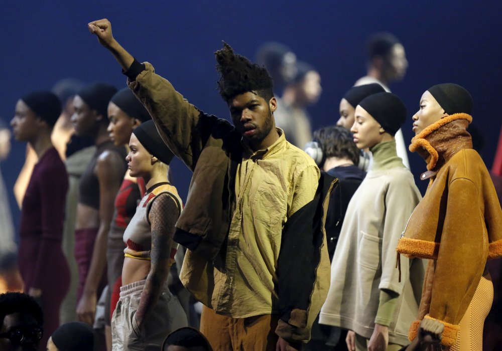 Презентация коллекции Канье Уэста Yeezy Season 3. ©REUTERS