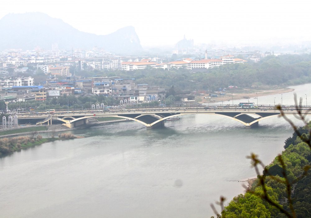 Гуйлинь с горы. Фото Роза Есенкулова ©