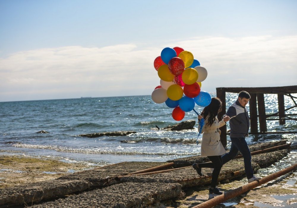 Побережье Каспийского моря.