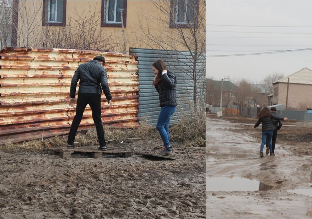 Конечно, знающие люди ходят здесь в сапогах, нося с собой сменную обувь для "города".