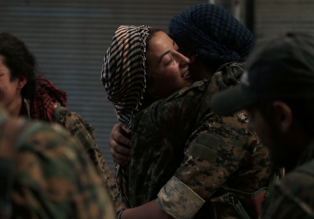 <p>Женский батальон войск "Сирийских демократических сил". Фото REUTERS/Rodi Said©</p>