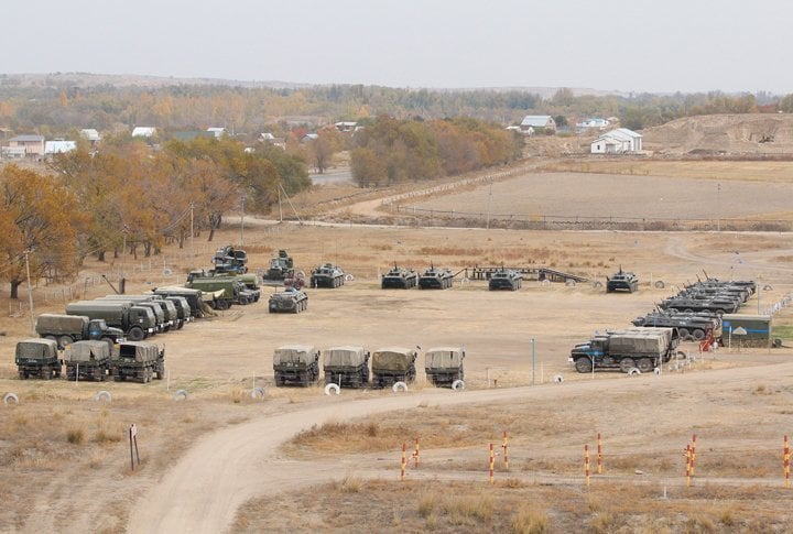 Место дислокации военной техники. Фото ©Ярослав Радловский