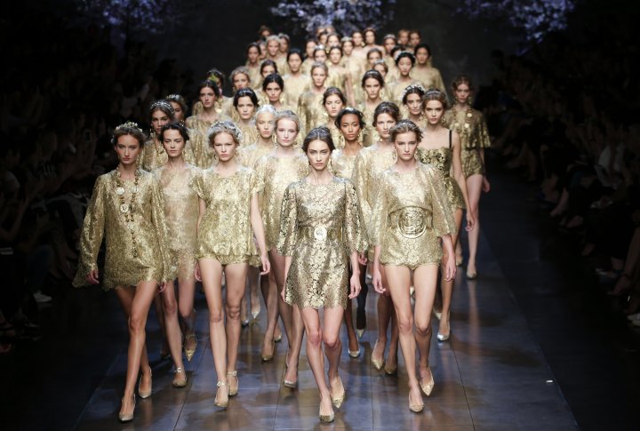 Коллекция от Dolce & Gabbana. Неделя моды в Милане. Фото ©REUTERS