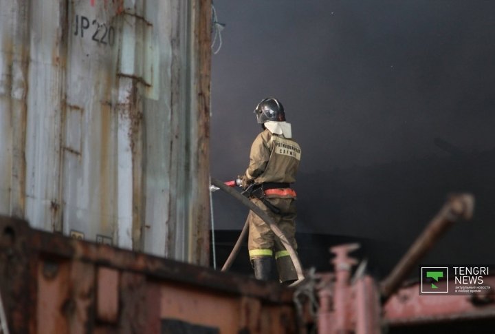 The fire was stopped from spreading at 11:08 a.m. ©Vladimir Prokopenko