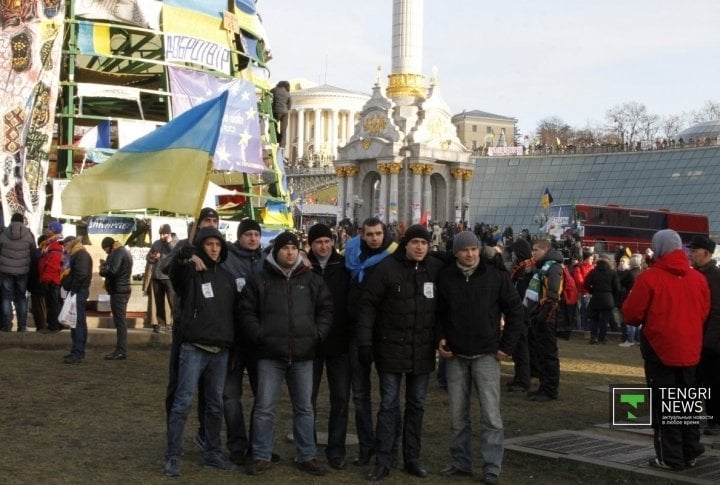 Ukrainians from all over the country came to participate in the protest at the Independence Square of Kiev.
©Vladimir Prokopenko