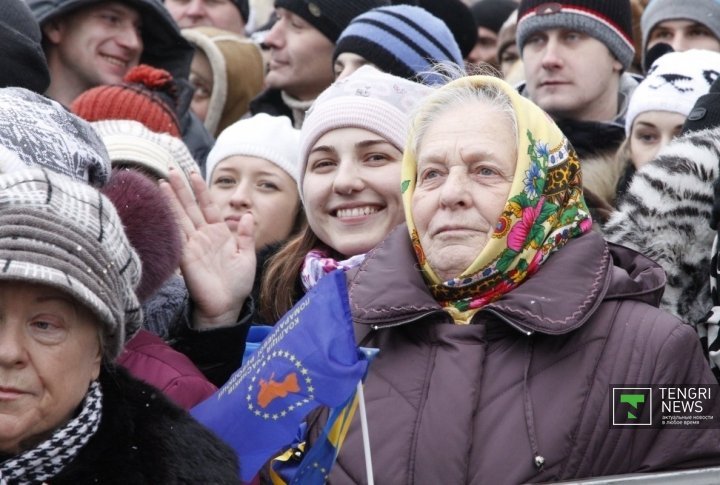 EuroMaidan full of protesters again.  ©Vladimir Prokopenko