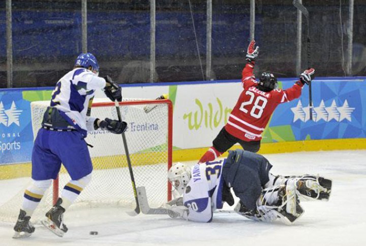 Final match Kazakhstan vs Canada at the Universiade.  Photo courtesy of the Universiade website