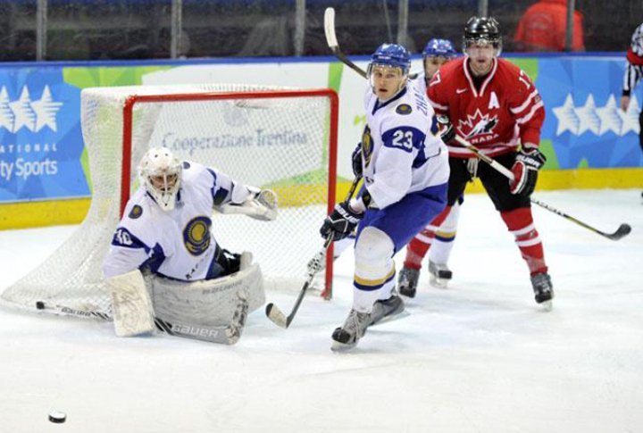 Final match Kazakhstan vs Canada at the Universiade.  Photo courtesy of the Universiade website