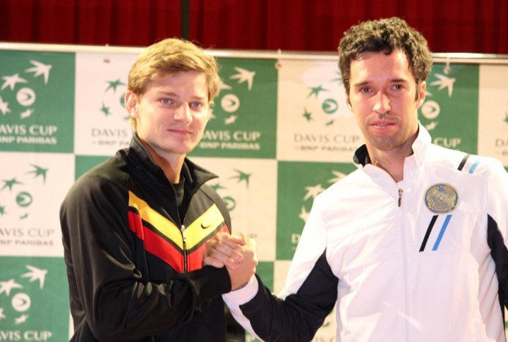 David Goffin and Mikhail Kukushkin. ©Vesti.kz