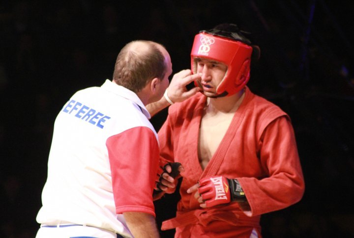 World Champion 2013 in Combat Sambo Arman Ospanov won the World Cup Stage in Almaty. ©Ed G