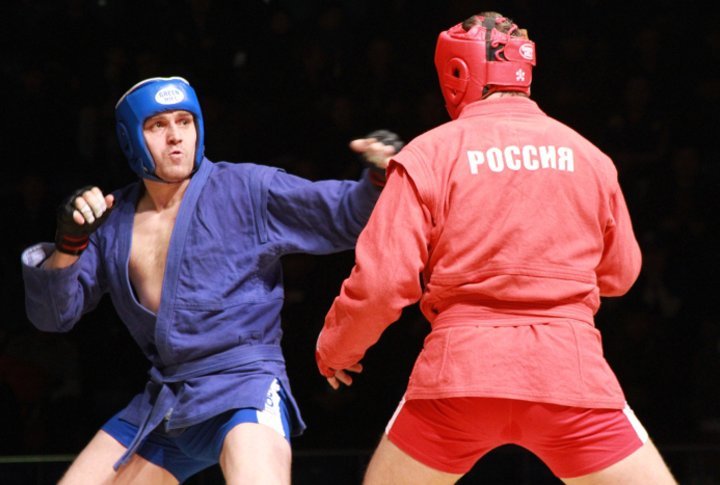 Kazakhstan Pavel Lysenko (in blue), the silver winner of the World Cup Stage. ©Ed G