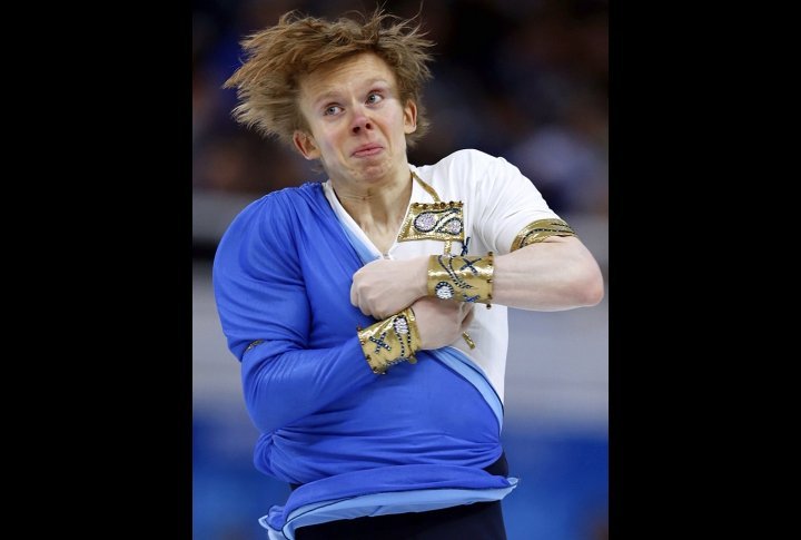 Canadian figure-skater Kevin Reynolds. ©getty images