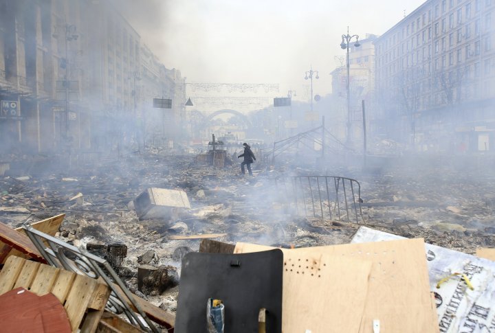 The look of the place after the clashes. ©Reuters