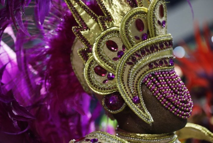 Reveller of the Salgueiro samba school. ©Reuters