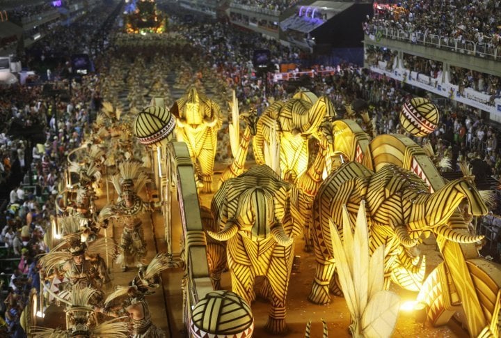 Revellers of the Salgueiro samba school. ©Reuters