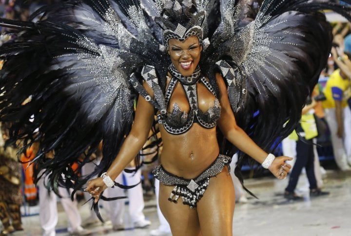 Reveller of the Salgueiro samba school. ©Reuters