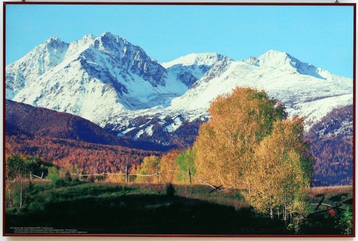 Katon-Karagay National Park. East Kazakhstan Oblast, in eastern Kazakhstan. 

Katon-Karagay National Park is Kazakhstan's largest protected territory  of 643 hectares.