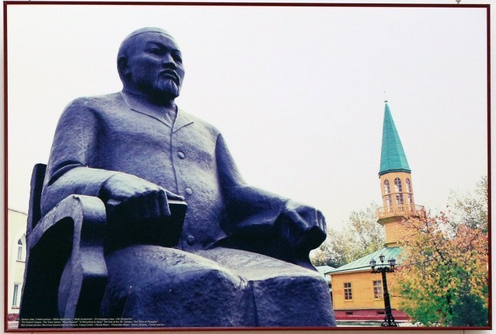 Abay monument, end of the 20th century. Semey, East Kazakhstan Oblast, in eastern Kazakhstan.

Abay was a great Kazakh poet, composer and philosopher.