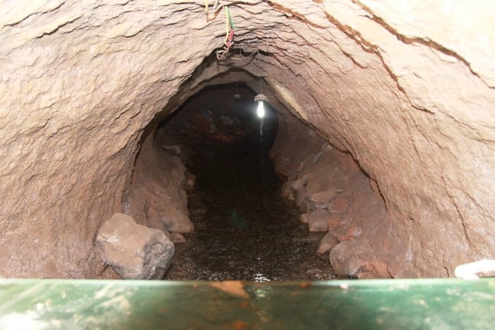 The undeground channels carrying water at the depth of 5 to 10 meters below the surface, which allowed water from underground springs to reach homes and gardens. This also made the city an important hub on the Great Silk Road, giving travelers and merchants a place to rest and stock up on water. 
©Vladimir Prokopenko