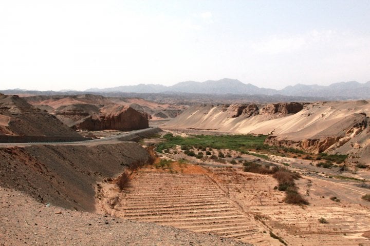 After leaving ancient Turphan, the expedition visited a city called Karashakhar.  ©Vladimir Prokopenko