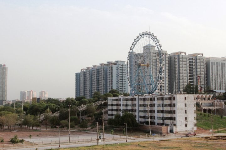 Nowadays, Kashgar is a big modern city with skyscrapers. 
©Vladimir Prokopenko