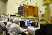 Preparation for KazSat-2 launch