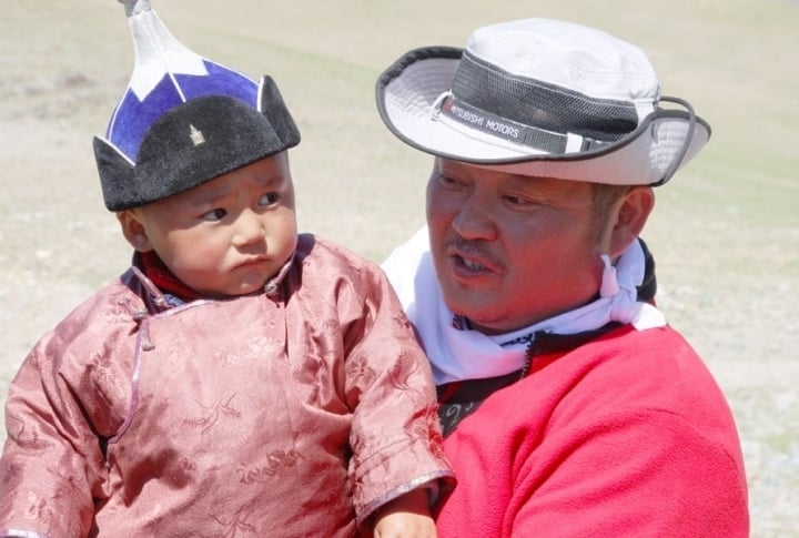 Future Mongolian wrestler. ©Zhuldyz Seisenbekova