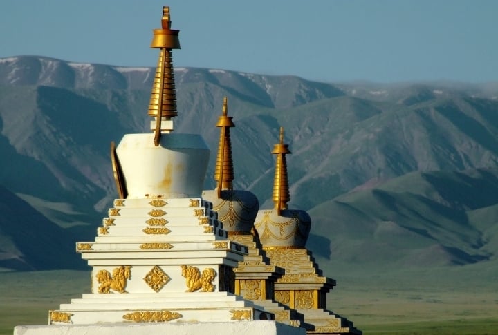 Mongolians are Buddhists. ©Rustem Rakhimzhan