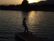 Issyk-Kul lake in Kyrgyzstan