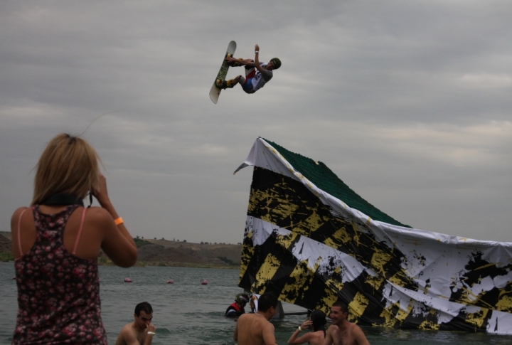 Photographers took pictures of the most fascinating jumps. ©Roza Yessenkulova