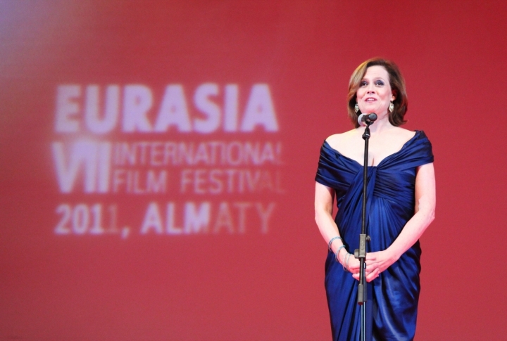 Star of Avatar and Aliens Sigourney Weaver. <br>Photo by Aizhan Tugelbayeva©