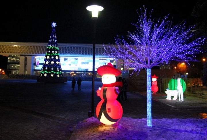 Almaty at New Year's Eve. Photo by Yaroslav Radlovskiy©