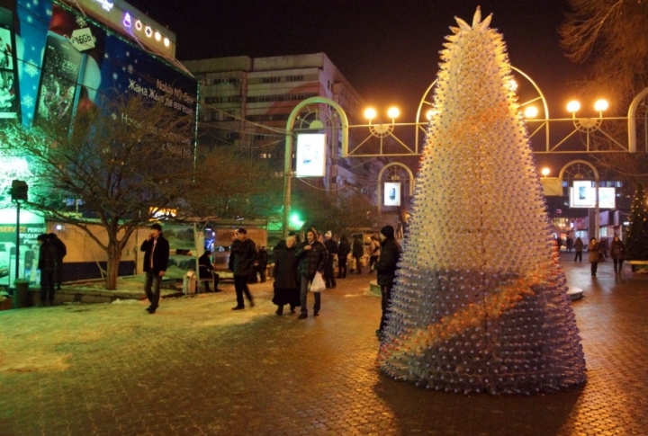 Almaty at New Year's Eve. Photo by Yaroslav Radlovskiy©