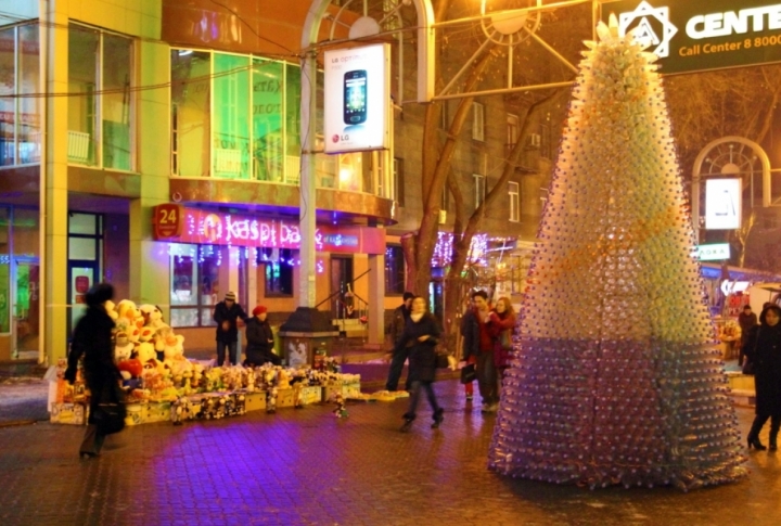 Almaty at New Year's Eve. Photo by Yaroslav Radlovskiy©