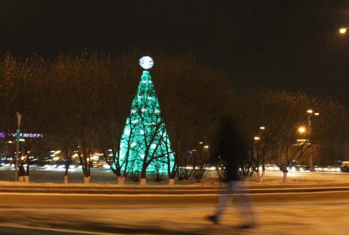 Astana at New Year's Eve. Photo by  Danial Okassov©