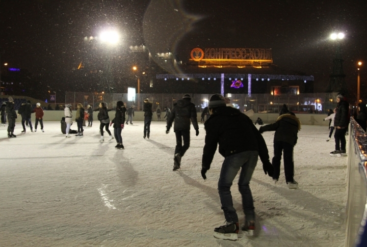 Astana at New Year's Eve. Photo by  Danial Okassov©