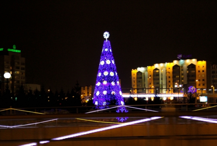 Astana at New Year's Eve. Photo by  Danial Okassov©