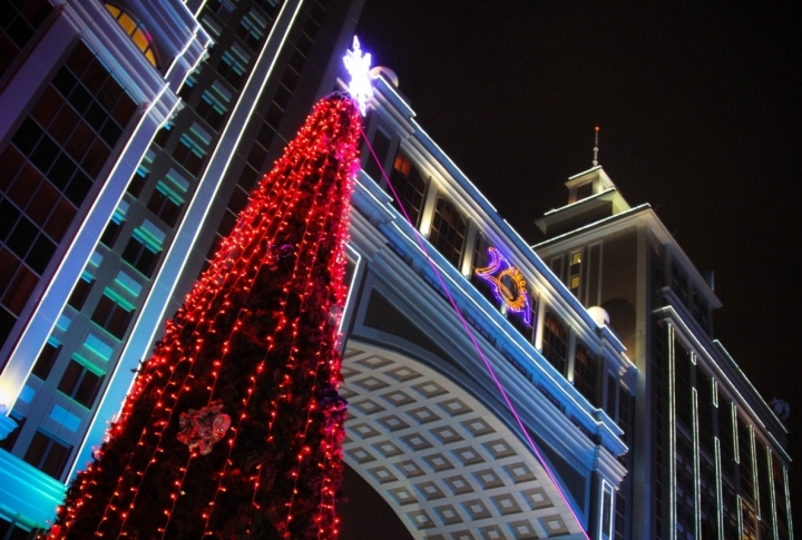 Astana at New Year's Eve. Photo by  Danial Okassov©