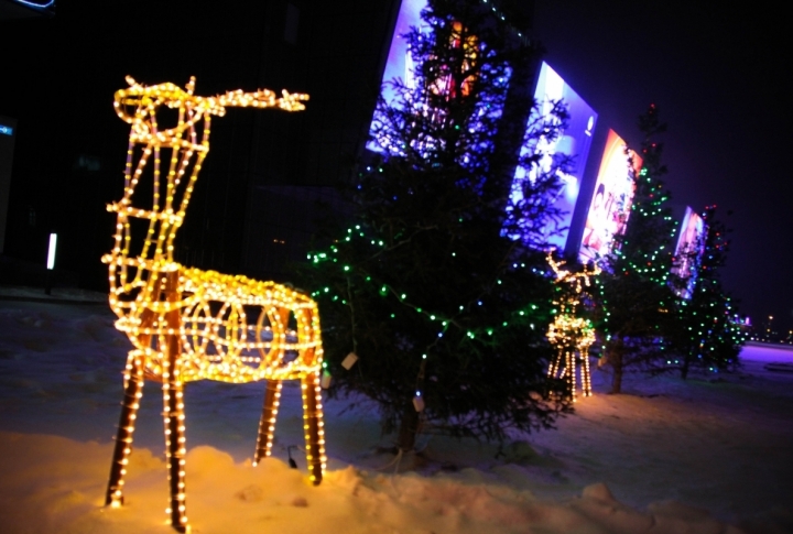 Astana at New Year's Eve. Photo by  Danial Okassov©