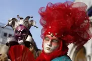 Traditional carnival in Venice