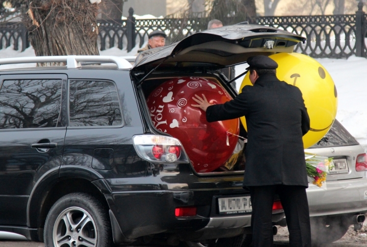 St.Valentines Day in Almaty. Photo by Yaroslav Radlovskiy©