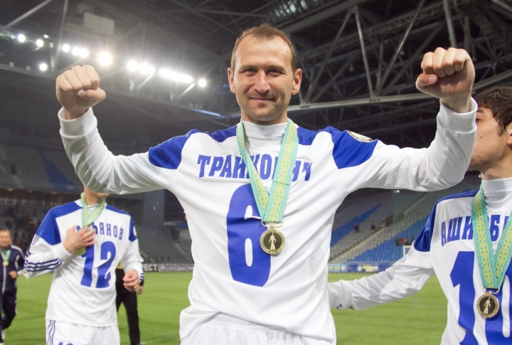 Ordabassy players celebrating the victory. Photo by Danial Okassov©